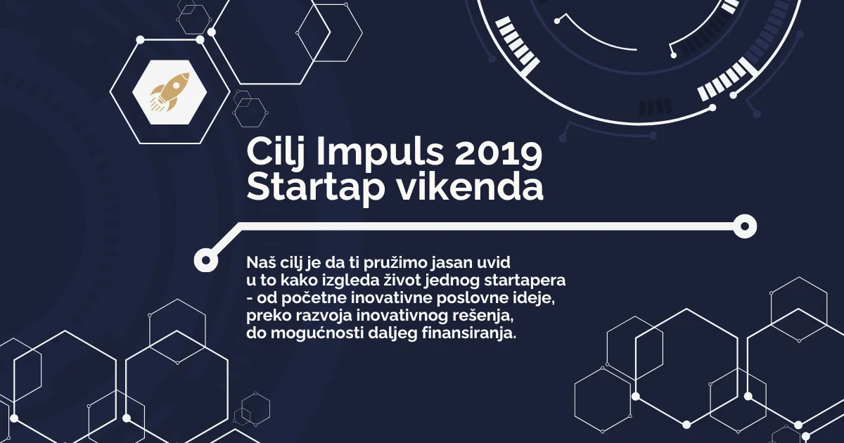 Ciljevi programa - Impuls 2019 Startap vikend